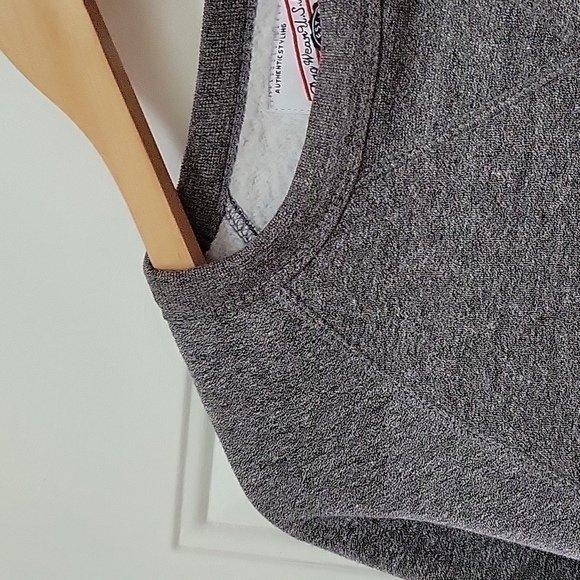 Rag Wear USA Call on Silver Beach Michigan grey crewneck sweatshirt long sleeves - Picture 6 of 15